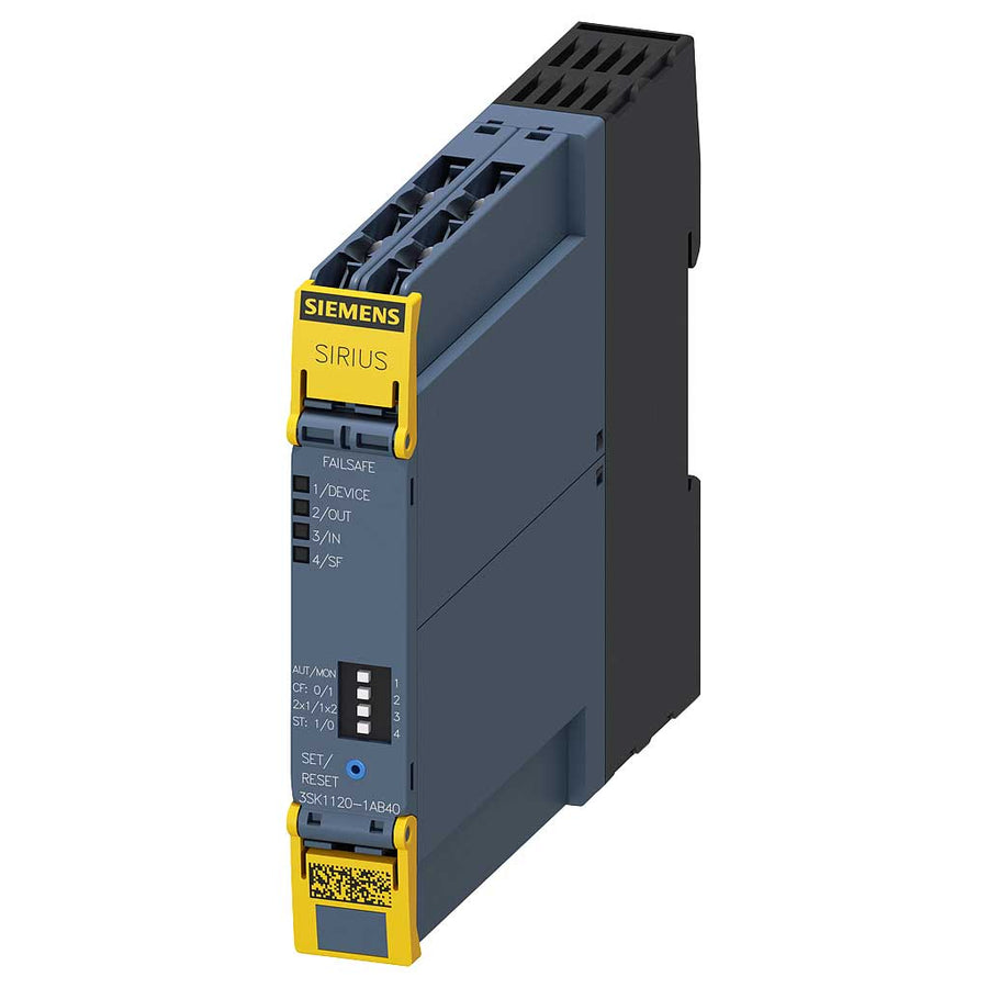 Relé de Seguridad, Ud. Base Avanzada, 1NA (elect), 24 V DC, Conex. Tornillo