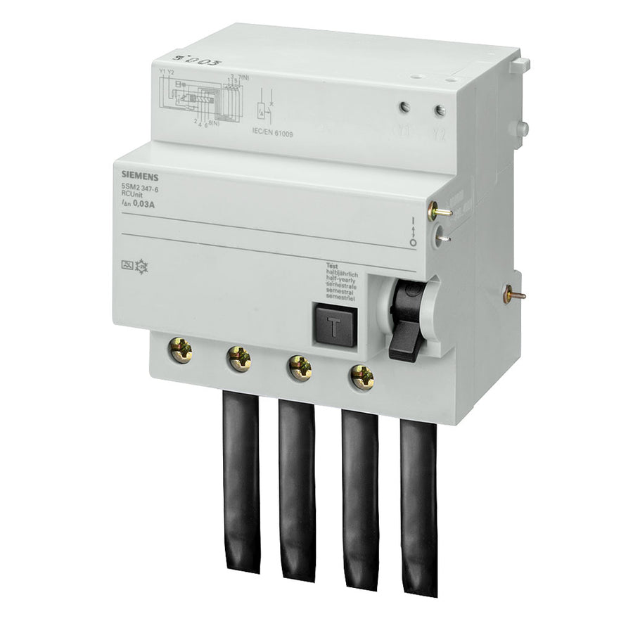 Bloque de protección diferencial, 4 polos, tipo A, 63A