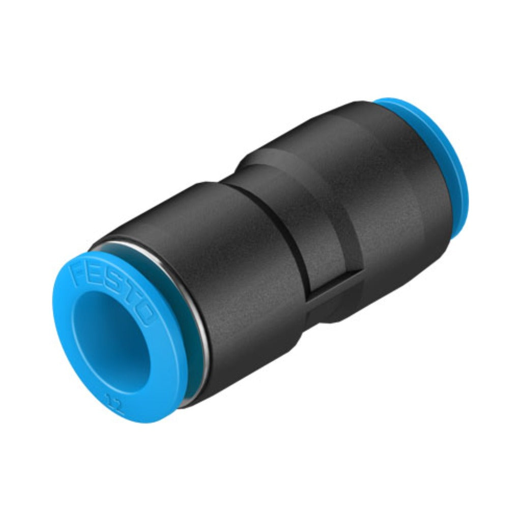 Racor recto QS, tubo 12 a 10 mm