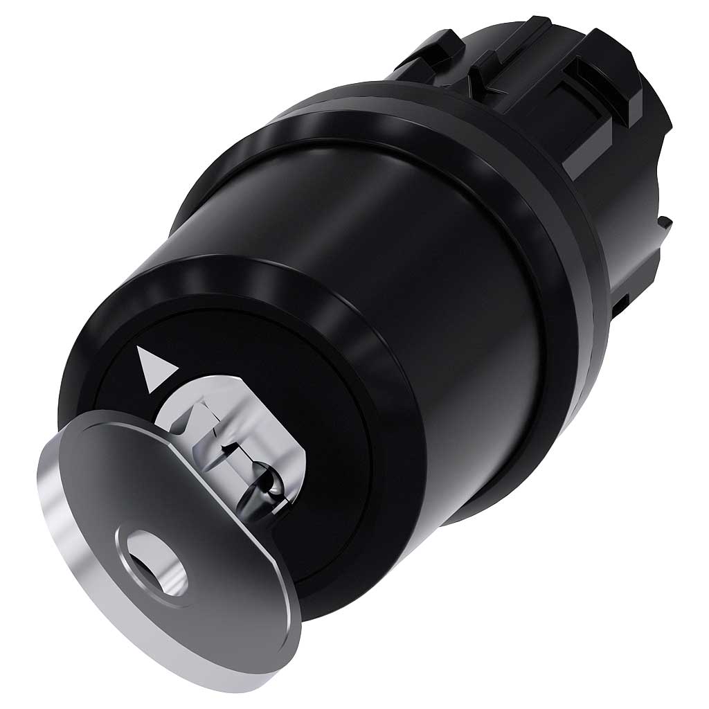 Cabeza llave 3SU, 22mm, plástico, con llave