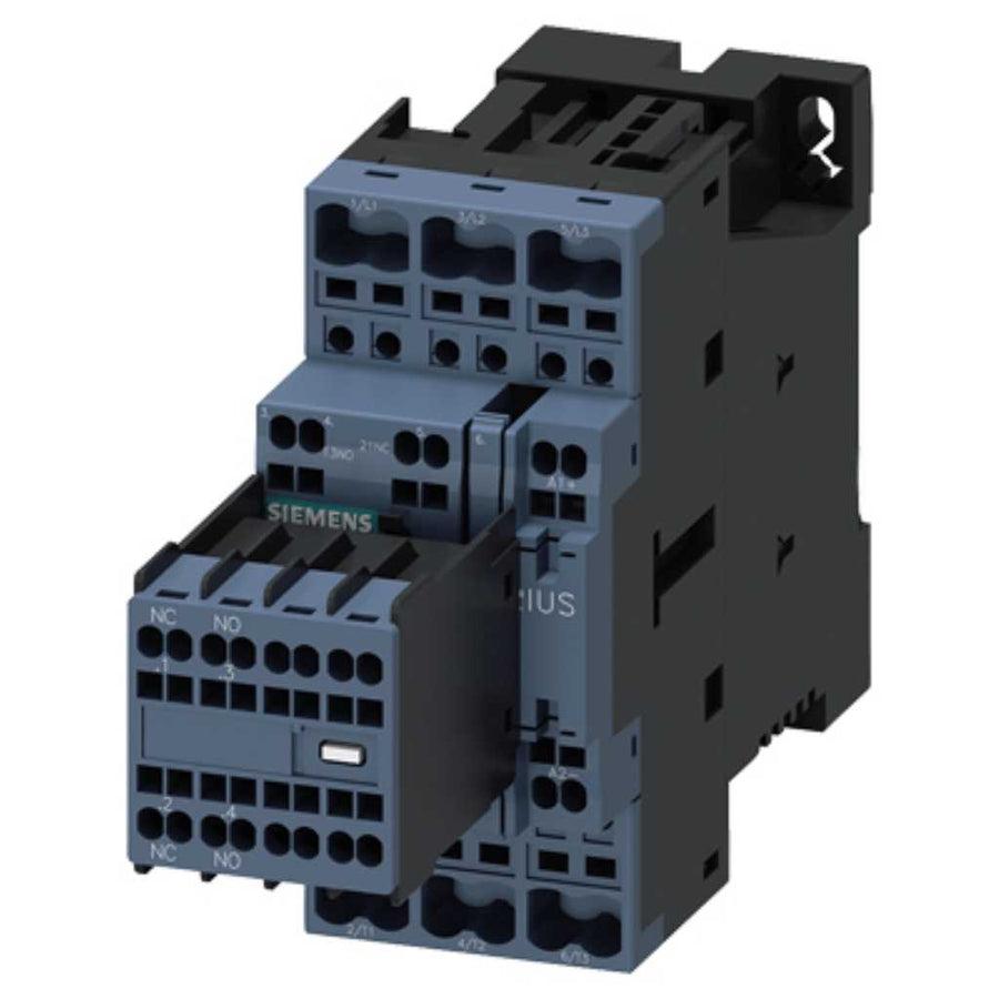 Contactor, 32A, 15kW, 24V DC, tam. S0, resorte