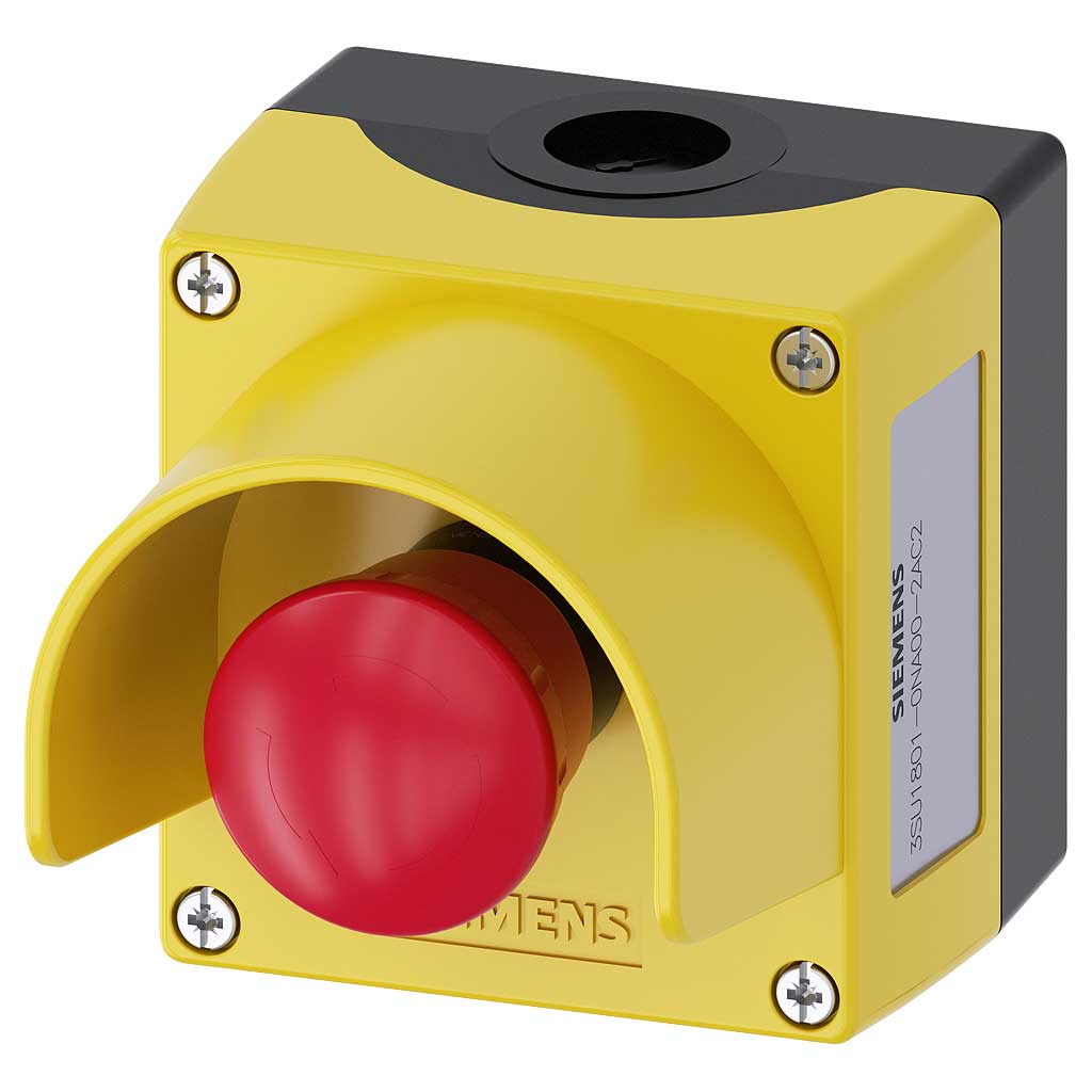 Caja mando 3SU, plástico, 22mm, 1 puntos