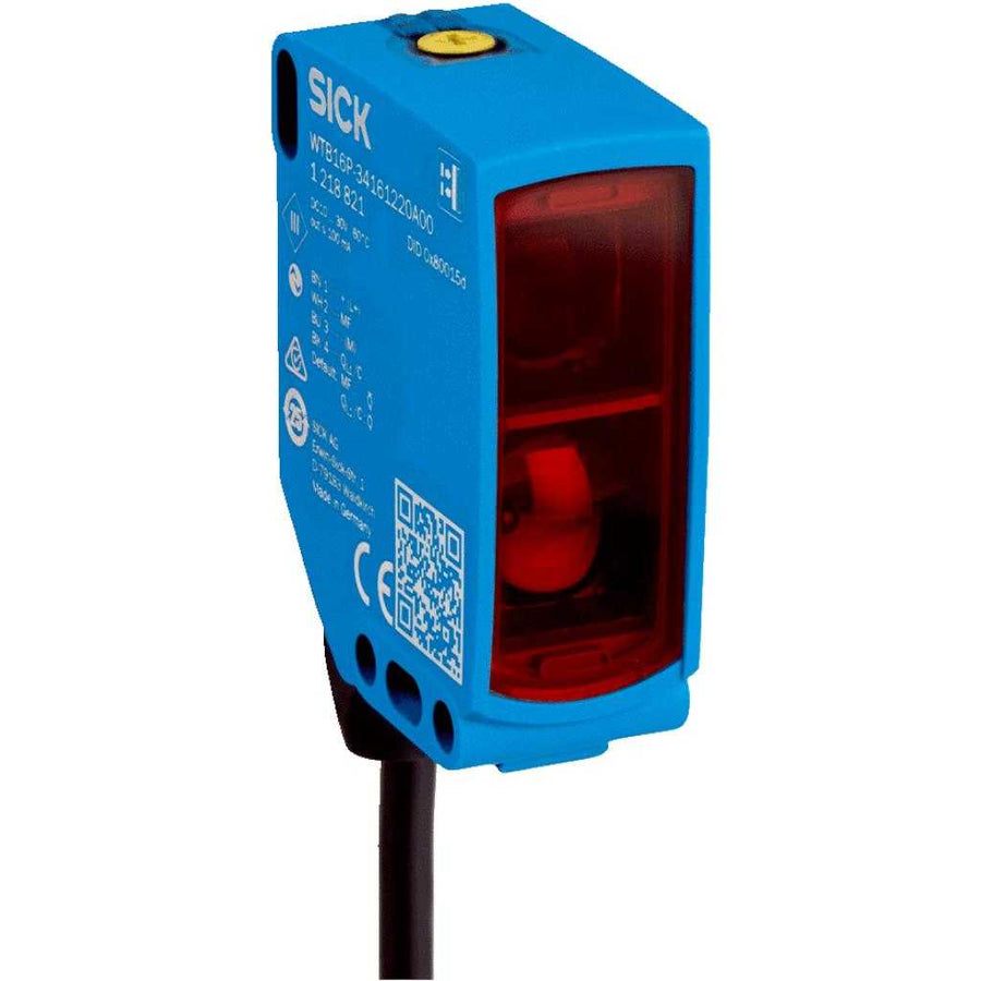 Fotocélula detección sobre objeto WTB16I LED, PNP/NPN, claro/oscuro, cable 4H 2m