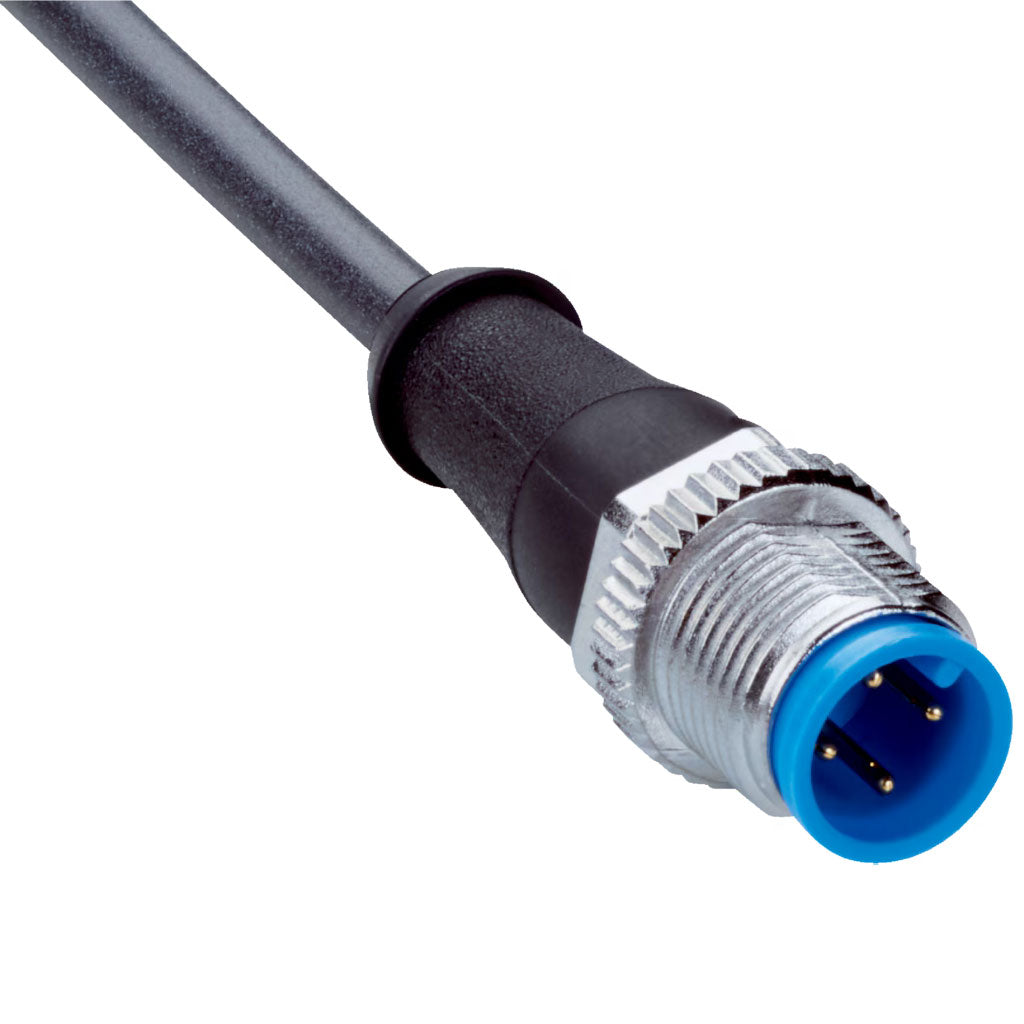 Cable sensor YM2, macho M12 4P cod.A, abierto, sin apant., 15m 4H PUR