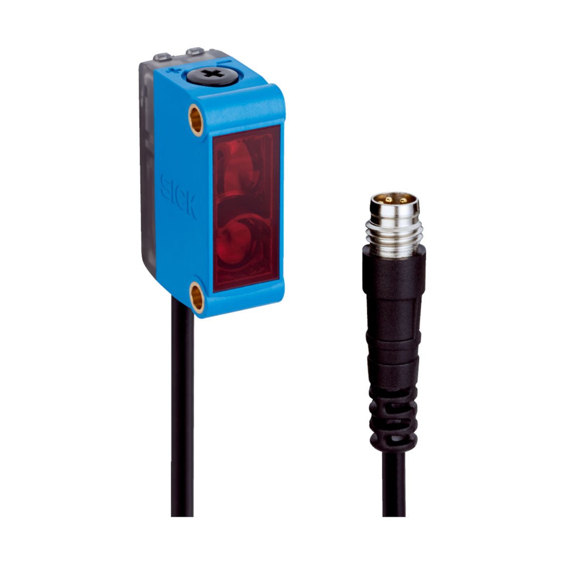 Fotocélula detección sobre objeto GTB6 LED, PNP, claro/oscuro, cable M8 4P