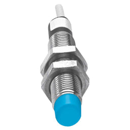 Inductivo IM12 Standard, NO, Sn=4 mm ultracorta, no enrasado, C.c. 2 hilos, cable 2 m