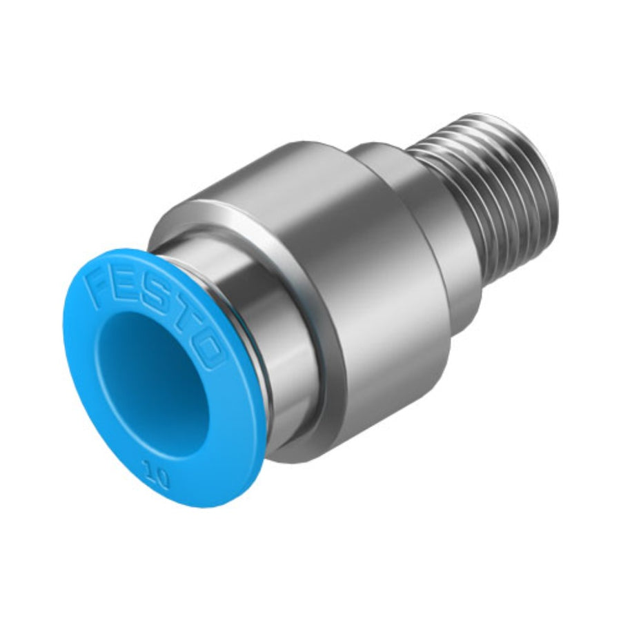 Racor recto QS, 1/8, tubo 10 mm