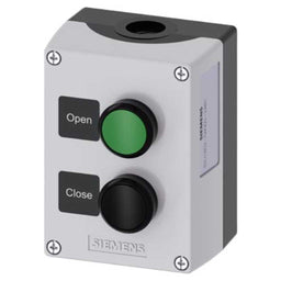 Caja mando 3SU, plástico, 22mm, 2 puntos