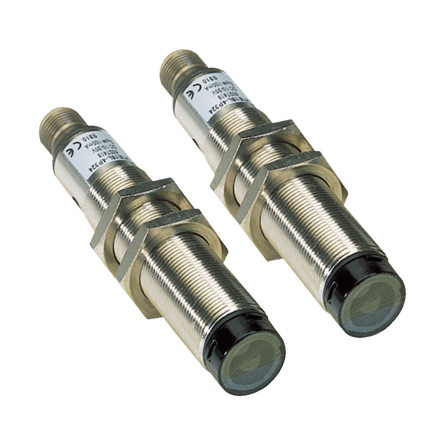 Barrera emisor-receptor VSE18L Láser, PNP, claro/oscuro, M12 4P