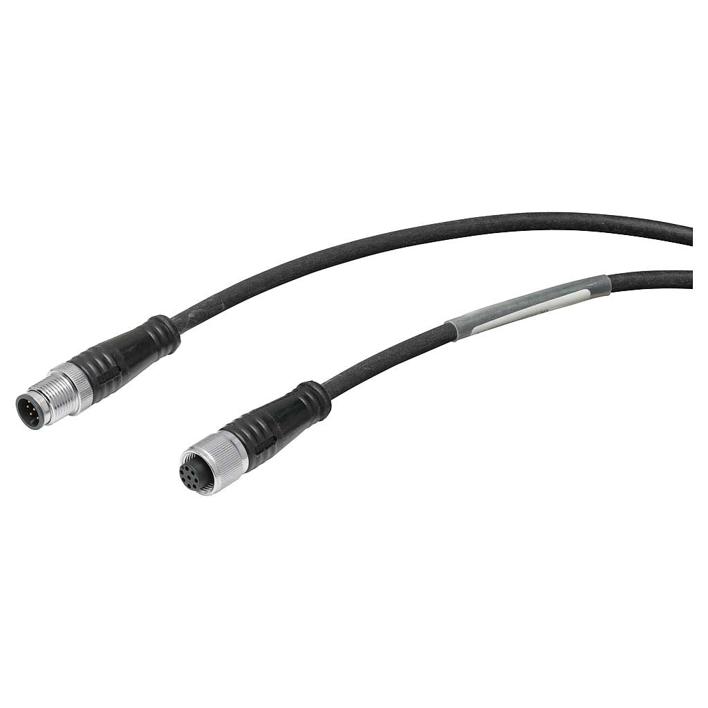 conn. Cable RS422, M12/M12, 2m