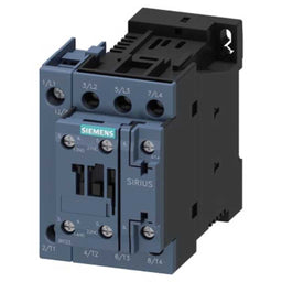 Contactor AC-1, 50 A, 400 V / 40 °c, de 4 polos, 12 V DC, contactos auxiliares: 1 NA + 1 NC, born...