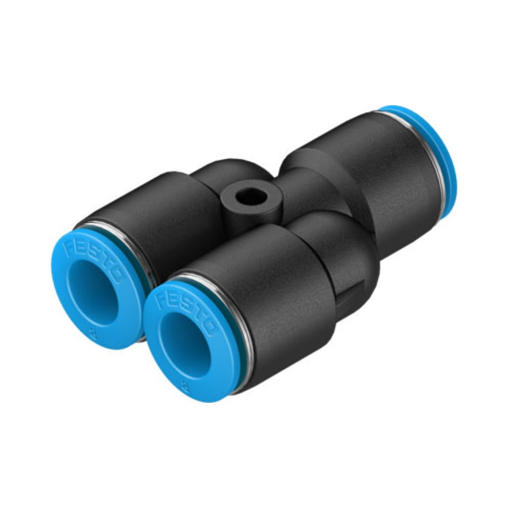Racor en Y QSY, tubo 8 mm