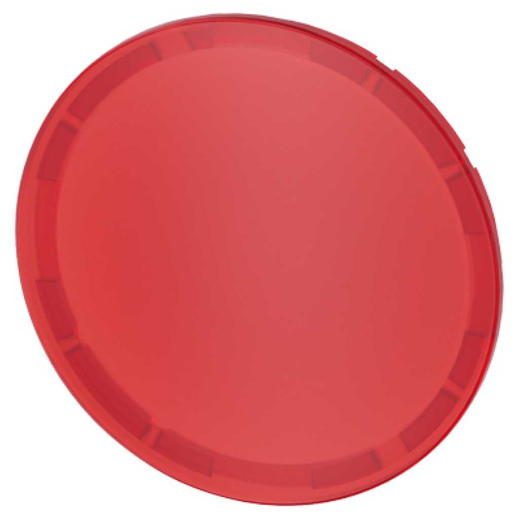 Cabeza pulsador 3SU, rojo, rasante