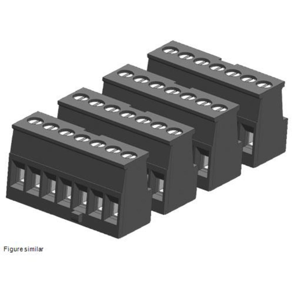 Connector keyed, 7 Terminal, Tin (4/PK)