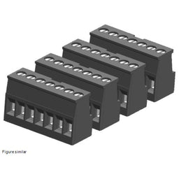 Connector Block, 7 Poles, Tin (4/PK)