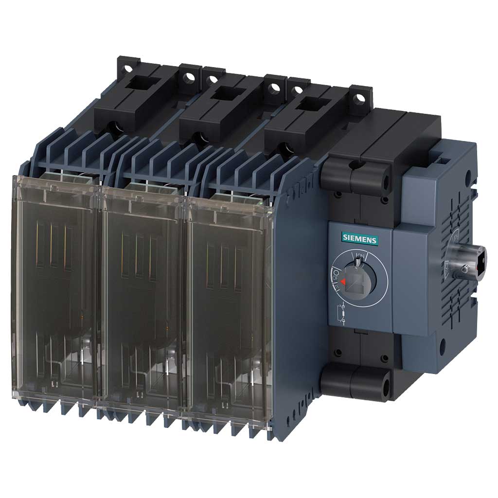 Seccionador con fusibles, 3 polos, tamaño 1, NH000, 32A