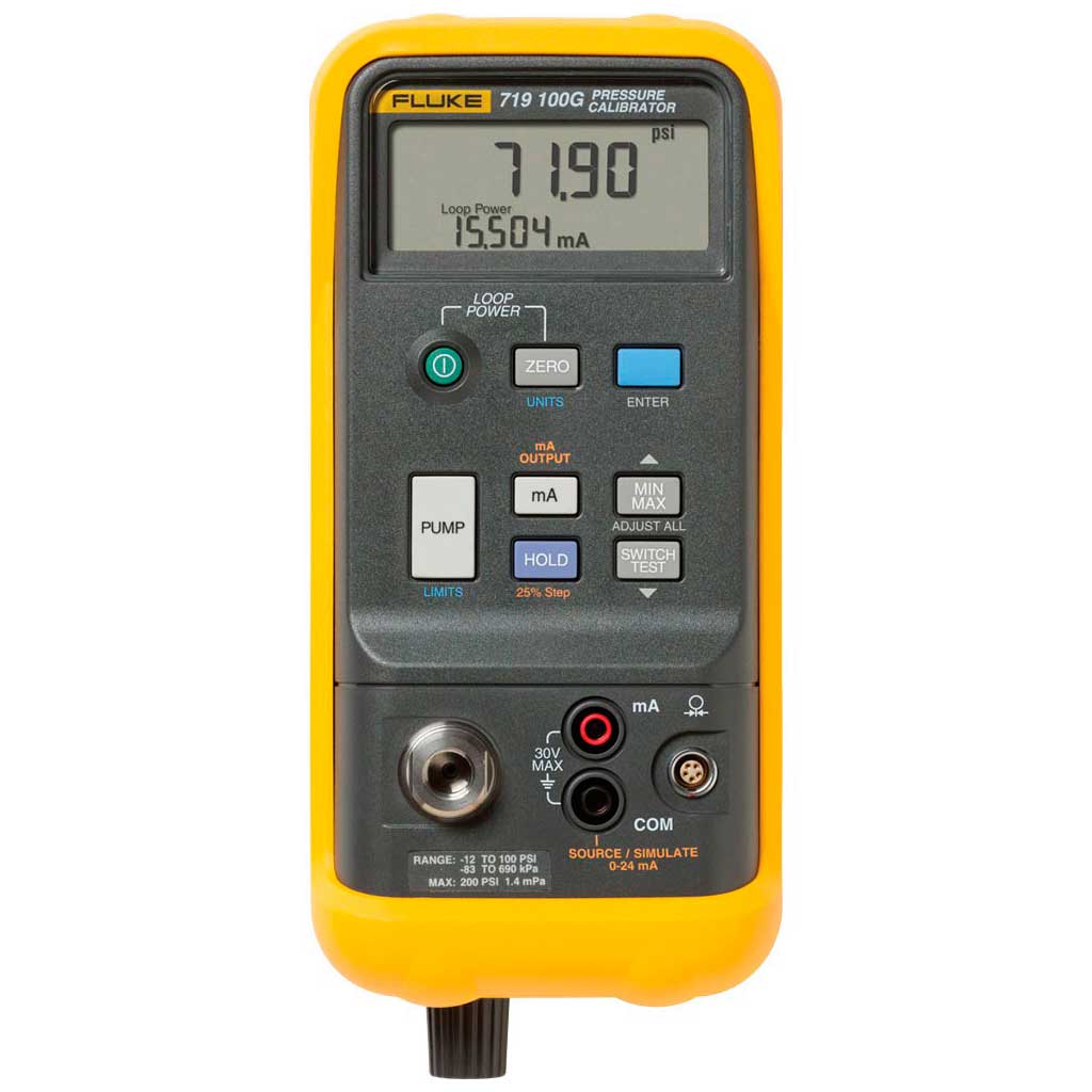 Calibrador de Presión Eléctrico, 100PSI, 7 bar.