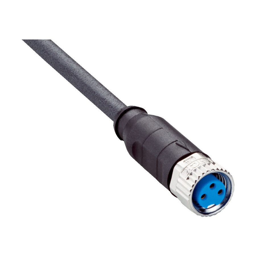 Cable sensor YF8, hembra M8 3P cod.A, abierto, sin apant., 5m 3H PUR