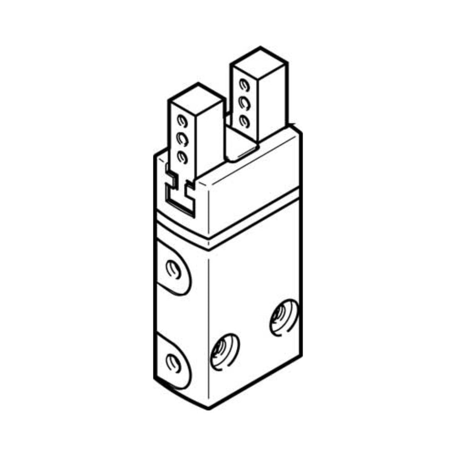 Pinza paralela DHPS 6 mm