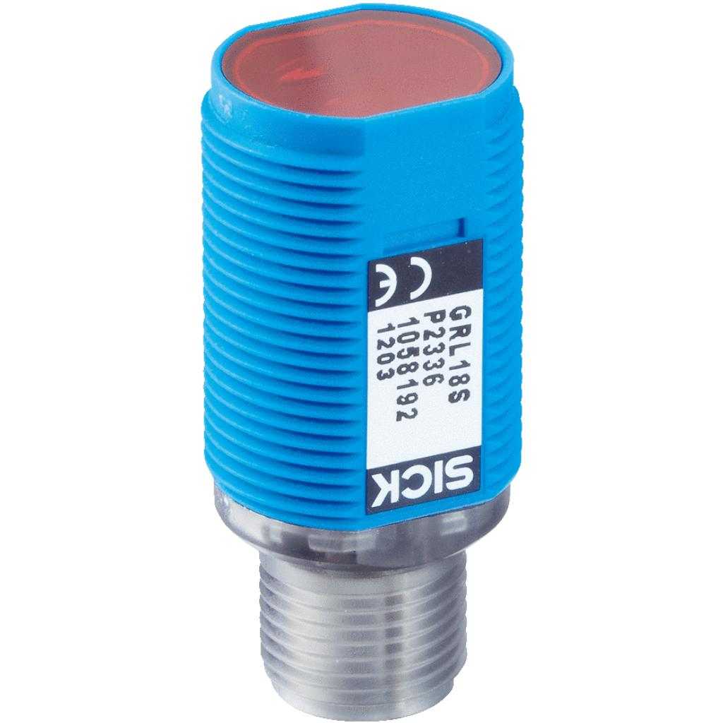 Barrera emisor-receptor GRSE18S LED, PNP, claro, M12 3P