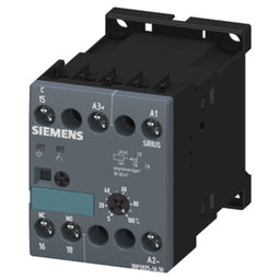 Relé temporizador, 3RP, retardo excitación, 1CO, 24V AC/DC, tornillo