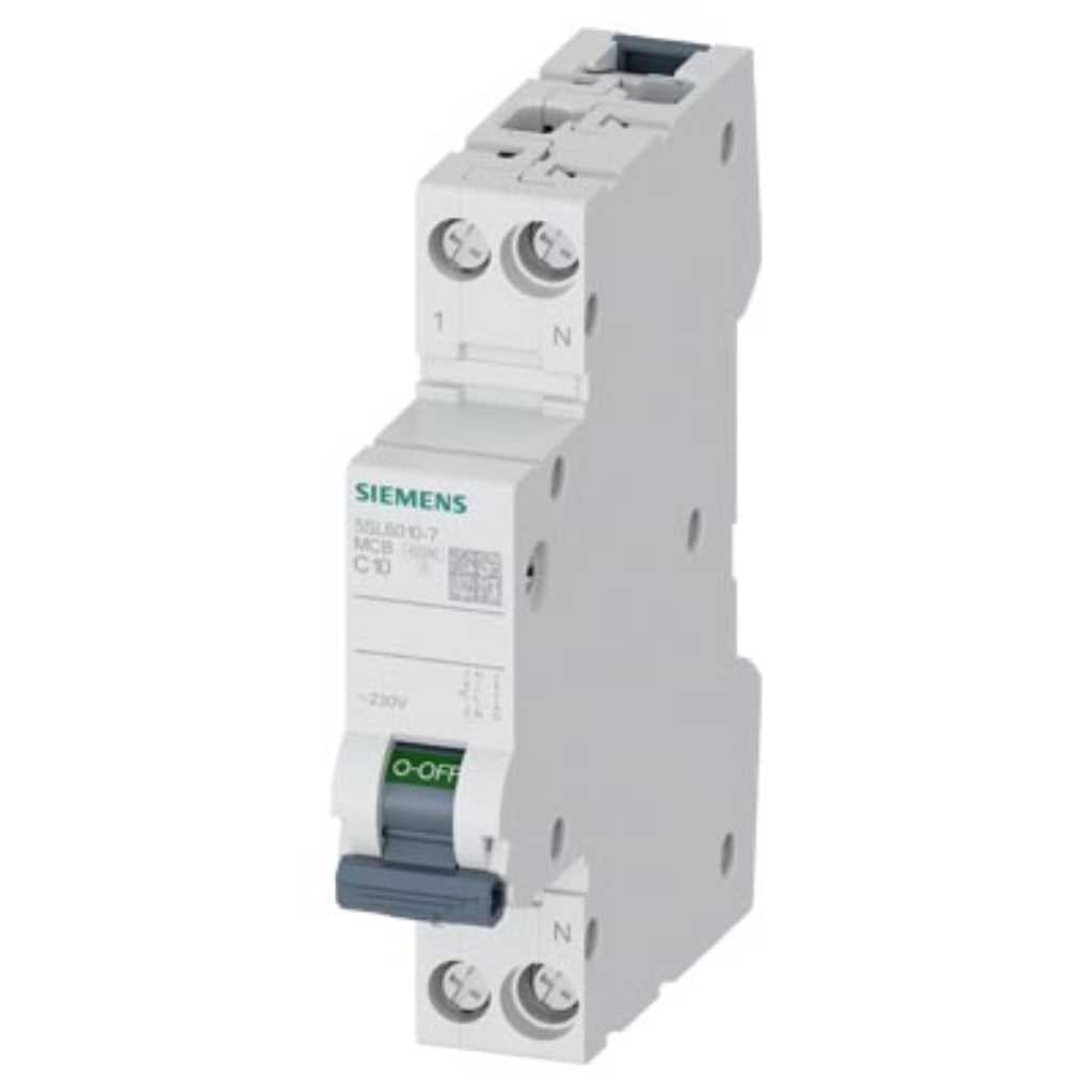 Magnetotérmico 230 V, 6 kA 1+N polos/1 mód., C10