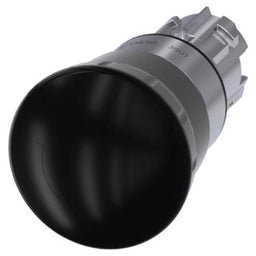 Cabeza seta 3SU, 22mm, metal, negro, seta