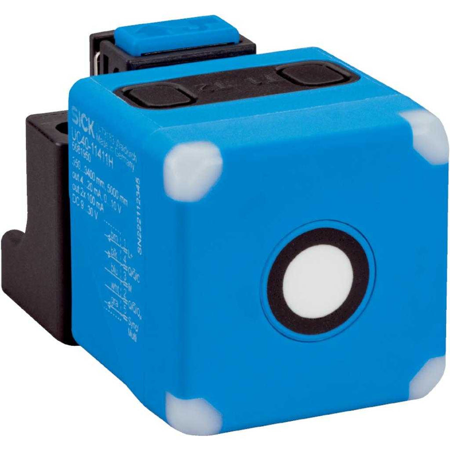 Sensor ultrasonido UC40, IO-Link, Recto, 1 ... 2 x en, M12 5P