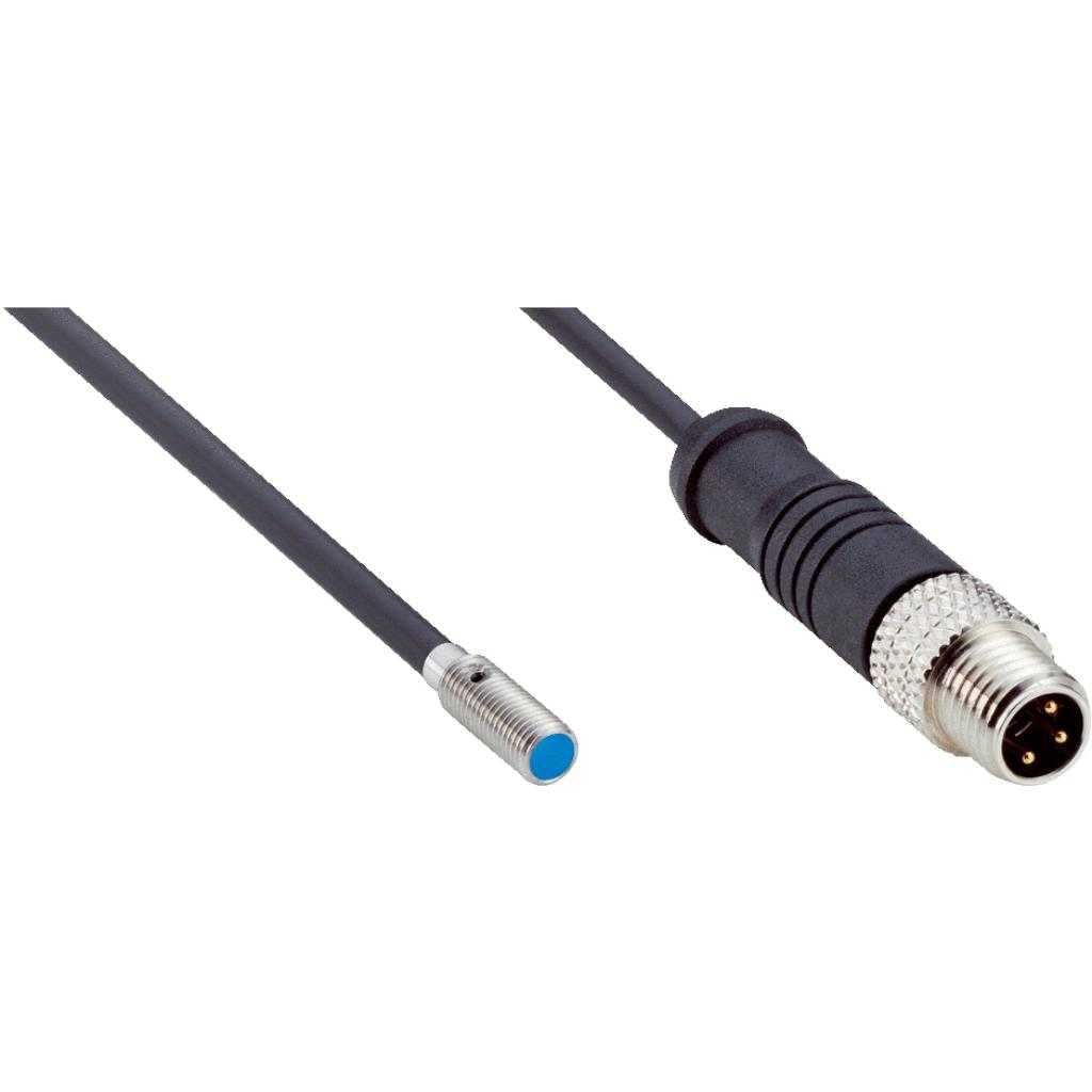 Inductivo IMM04, PNP NO, Sn=1 mm corto, enrasado, C.c. 3 hilos, M8 3P