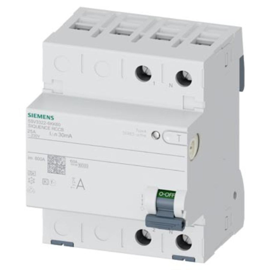 Interruptor diferencial, tipo A, 230V, 25A, 30mA