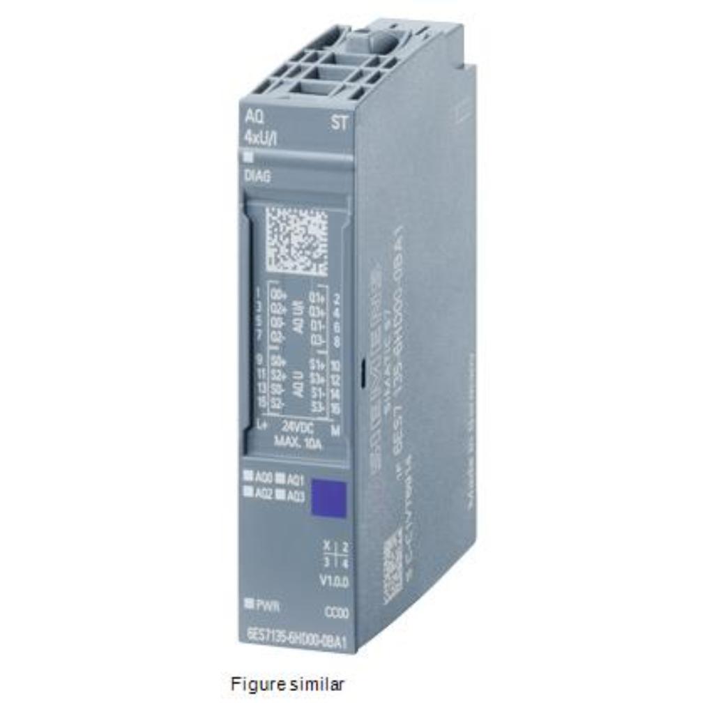 SIPLUS ET 200SP AQ 4XU/I ST TX RAIL