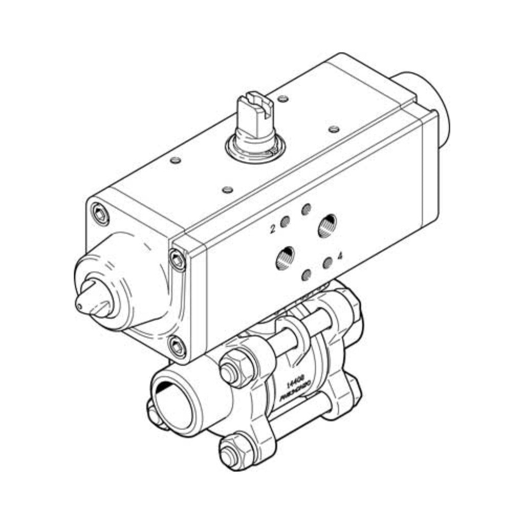 Válvula de bola VZBA 1.1/4"