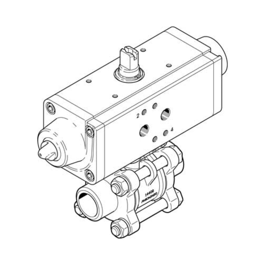 Válvula de bola VZBA 1.1/4"