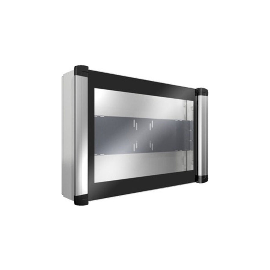 AX caja de mando, para TFT de sobremesa hasta 24", 650x450x155 mm, con asas de aluminio