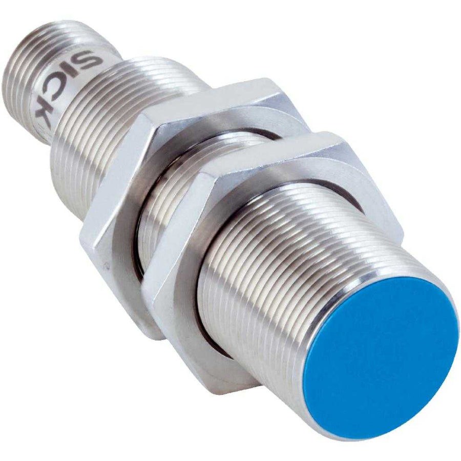 Inductivo IMX18, NPN NO, Sn=14 mm ultracorta, casi enrasado, C.c. 3 hilos, M12 4P