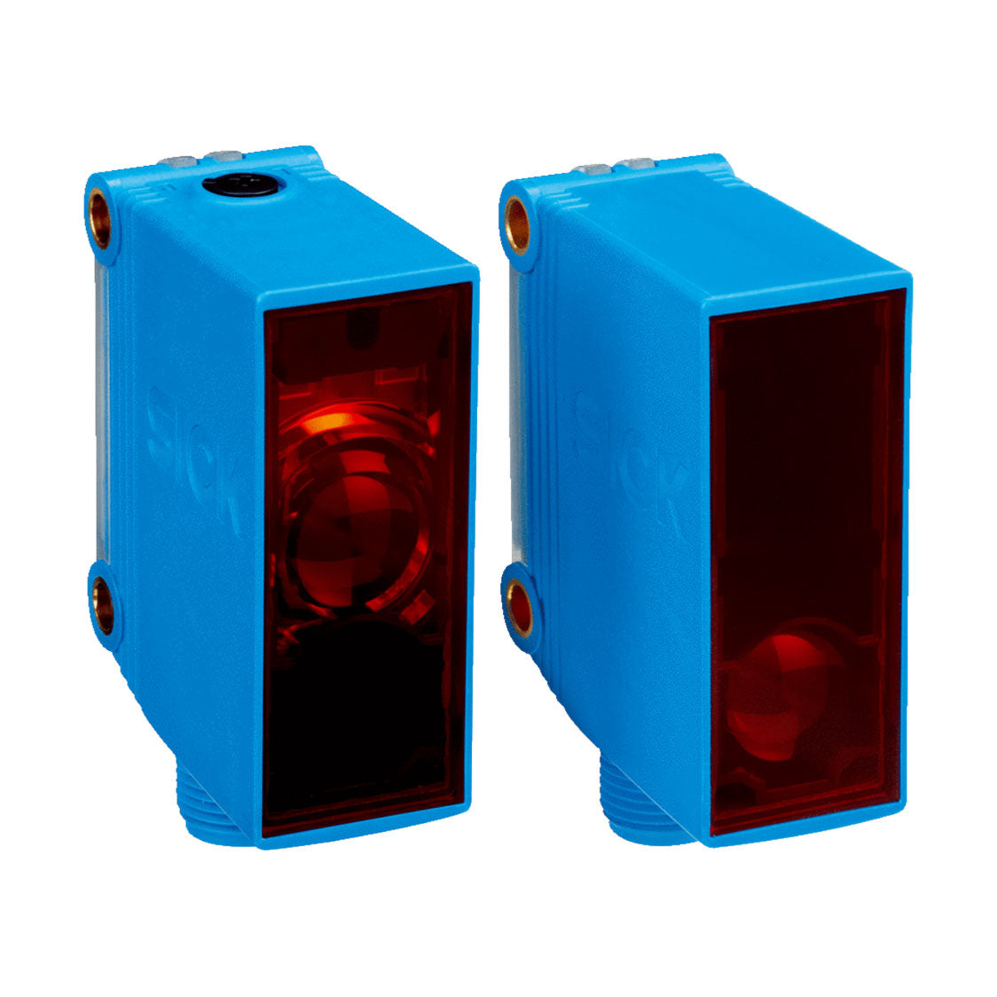 Barrera emisor-receptor GSE10 LED, PNP, claro/oscuro, M12 4P