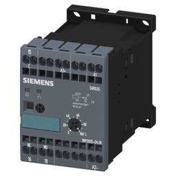 Relé temporizador, 3RP, retardo excitación, 1CO, 24V AC/DC, resorte