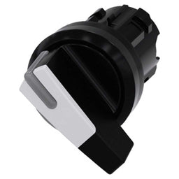 Cabeza selector 3SU, 22mm, plástico, blanco, selector