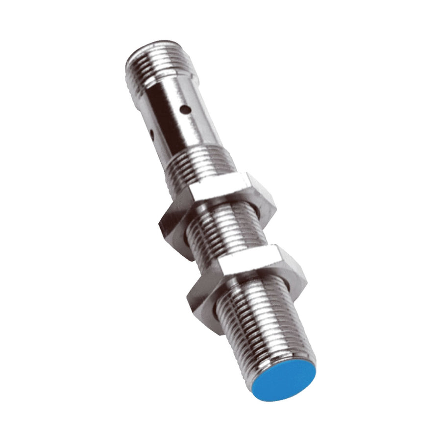Inductivo IM12 Standard, PNP NO, Sn=2 mm ultracorta, enrasado, C.c. 3 hilos, M12 4P