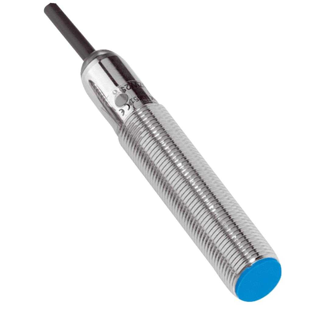 Inductivo IME12, NPN NO, Sn=4 mm ultracorta, enrasado, C.c. 3 hilos, cable 2 m