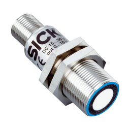 Sensor ultrasonido UM18, IO-Link, Recto, 1 x en contr, M12 5P