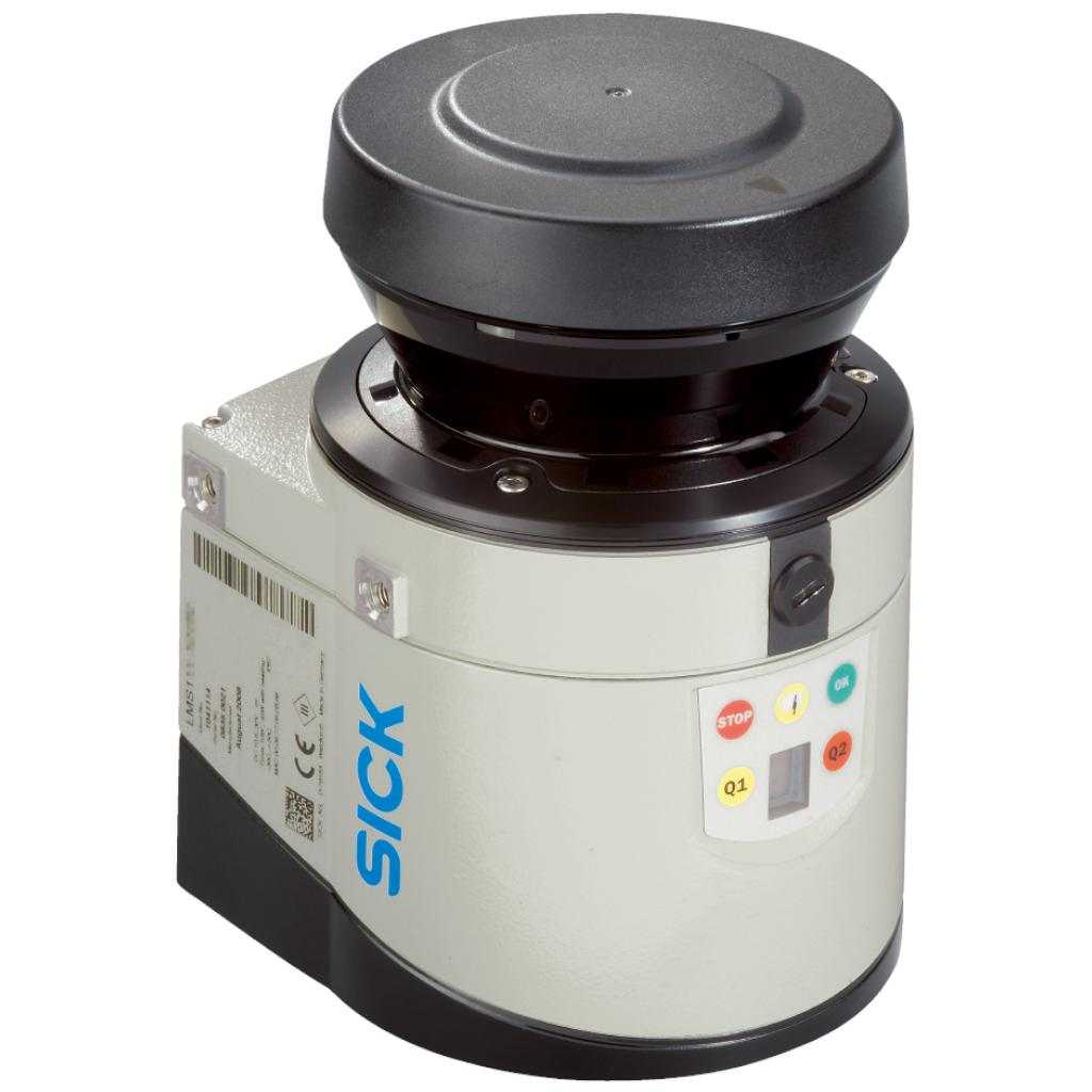 Sensor LiDAR LMS1xx, Evaluación de campo, 0,5m...20m, 270°, IP65