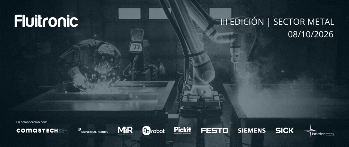 3ª Jornada de Puertas Abiertas del Sector Metal, 8 de octubre en Comastech (Blanes), con Fluitronic, Comastech, Universal Robots, MiR, OnRobot, Pickit, Festo, Siemens, SICK y Böhler Welding